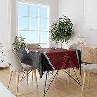 Personalised New Zealand Christmas Tablecloth Xmas Fern and Kiwi Birds LT7 - Polynesian Pride