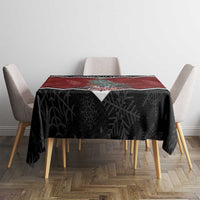 Personalised New Zealand Christmas Tablecloth Xmas Fern and Kiwi Birds LT7 - Polynesian Pride