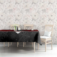 Personalised New Zealand Christmas Tablecloth Xmas Fern and Kiwi Birds LT7 - Polynesian Pride