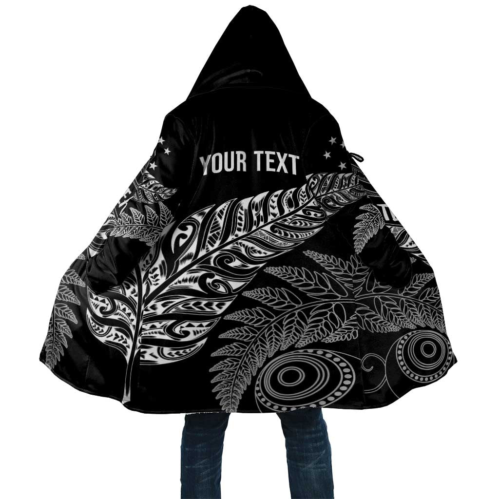 Aotearoa Personalized Lawn Bowls Maori Cloak New Zealand Black Tribal Silver Fern LT7 Unisex Black - Polynesian Pride