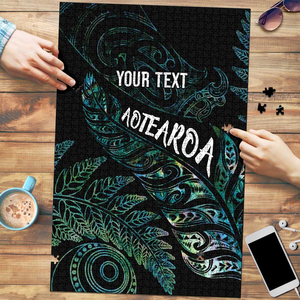 Aotearoa Personalized Lawn Bowls Maori Puzzle New Zealand Paua Shell Tribal Silver Fern LT7 Green - Polynesian Pride