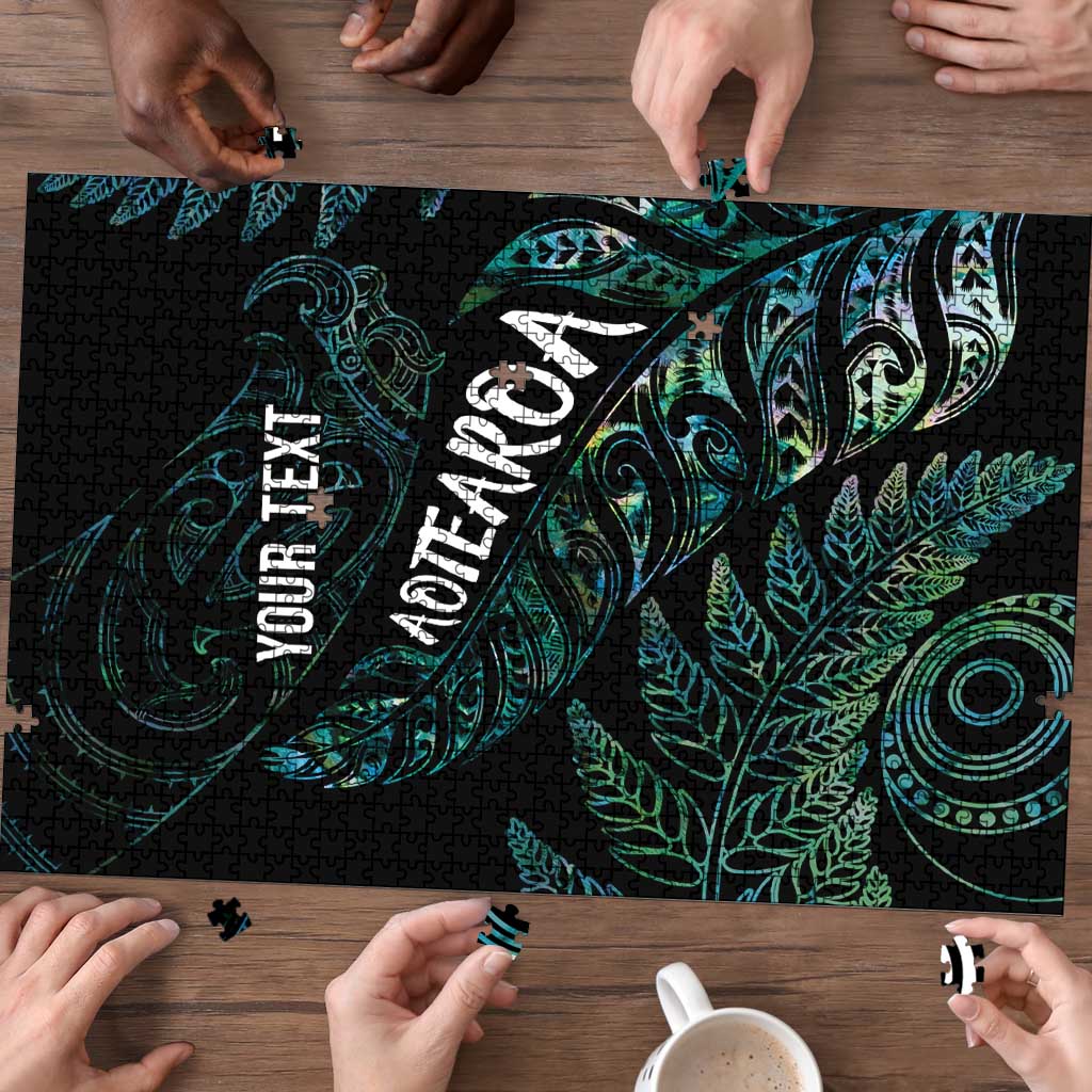 Aotearoa Personalized Lawn Bowls Maori Puzzle New Zealand Paua Shell Tribal Silver Fern LT7 - Polynesian Pride