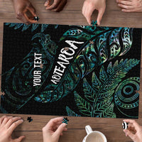 Aotearoa Personalized Lawn Bowls Maori Puzzle New Zealand Paua Shell Tribal Silver Fern LT7 - Polynesian Pride