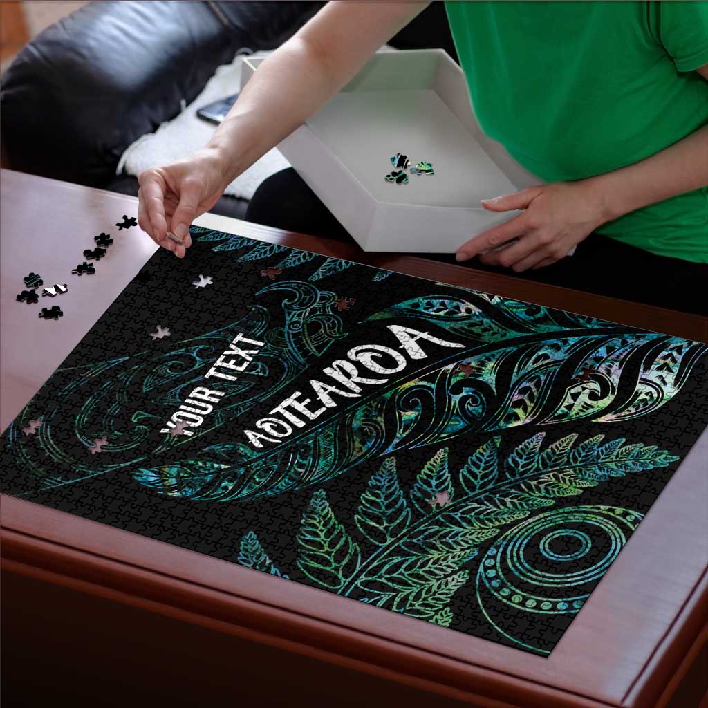 Aotearoa Personalized Lawn Bowls Maori Puzzle New Zealand Paua Shell Tribal Silver Fern LT7 - Polynesian Pride
