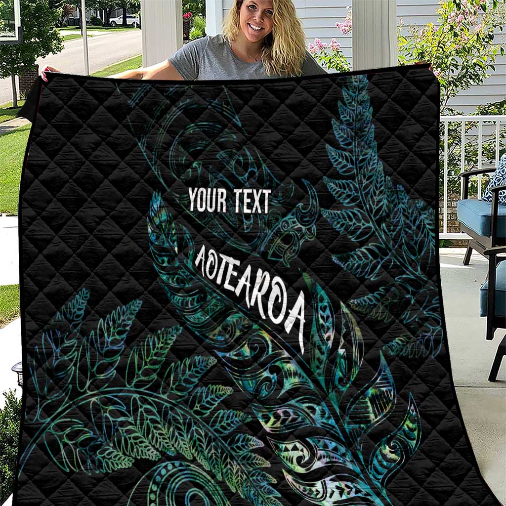 Aotearoa Personalized Lawn Bowls Maori Quilt New Zealand Paua Shell Tribal Silver Fern LT7 Green - Polynesian Pride