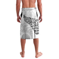 Aotearoa Personalized Lawn Bowls Maori Lavalava New Zealand White Tribal Silver Fern LT7 - Polynesian Pride