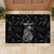 Personalised Maori Waitangi Rubber Doormat New Zealand Silver Fern Mix Kowhai Flowers LT7 - Polynesian Pride