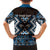 Personalised Taniko Motifs Aotearoa Family Matching Puletasi and Hawaiian Shirt Waitangi Kowhaiwhai Kiwi - Blue