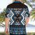 Personalised Taniko Motifs Aotearoa Hawaiian Shirt Waitangi Kowhaiwhai Kiwi - Blue