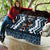 Personalised Taniko Motifs Aotearoa Quilt Waitangi Kowhaiwhai Kiwi - Blue