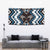 Personalised Taniko Motifs Aotearoa Tapestry Waitangi Kowhaiwhai Kiwi - Blue