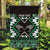 Personalised Taniko Motifs Aotearoa Garden Flag Waitangi Kowhaiwhai Kiwi - Green