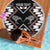 Personalised Taniko Motifs Aotearoa Beach Blanket Waitangi Kowhaiwhai Kiwi - Mocha