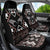 Personalised Taniko Motifs Aotearoa Car Seat Cover Waitangi Kowhaiwhai Kiwi - Mocha