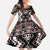 Personalised Taniko Motifs Aotearoa Family Matching Summer Maxi Dress and Hawaiian Shirt Waitangi Kowhaiwhai Kiwi - Mocha