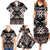 Personalised Taniko Motifs Aotearoa Family Matching Summer Maxi Dress and Hawaiian Shirt Waitangi Kowhaiwhai Kiwi - Mocha