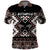 Personalised Taniko Motifs Aotearoa Polo Shirt Waitangi Kowhaiwhai Kiwi - Mocha