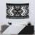 Personalised Taniko Motifs Aotearoa Tapestry Waitangi Kowhaiwhai Kiwi - Monochrome