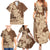 Samoa Women's Day Family Matching Summer Maxi Dress and Hawaiian Shirt Tiale Flower Mix Siapo Tapa LT7 - Polynesian Pride