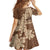 Samoa Women's Day Family Matching Tank Maxi Dress and Hawaiian Shirt Tiale Flower Mix Siapo Tapa LT7 - Polynesian Pride