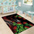 Aloha Hawaii Manta Rays Area Rug Red Ohia Lehua