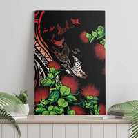 Aloha Hawaii Manta Rays Canvas Wall Art Red Ohia Lehua LT7 - Polynesian Pride