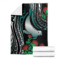Aloha Hawaii Monk Seal Blanket Mix Ohia Lehua LT7 - Polynesian Pride