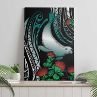 Aloha Hawaii Monk Seal Canvas Wall Art Mix Ohia Lehua LT7 - Polynesian Pride