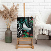 Aloha Hawaii Monk Seal Canvas Wall Art Mix Ohia Lehua LT7 - Polynesian Pride