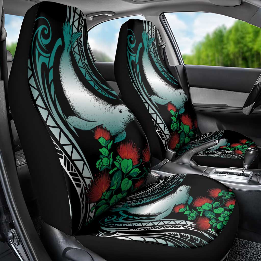 Aloha Hawaii Monk Seal Car Seat Cover Mix Ohia Lehua LT7 - Polynesian Pride