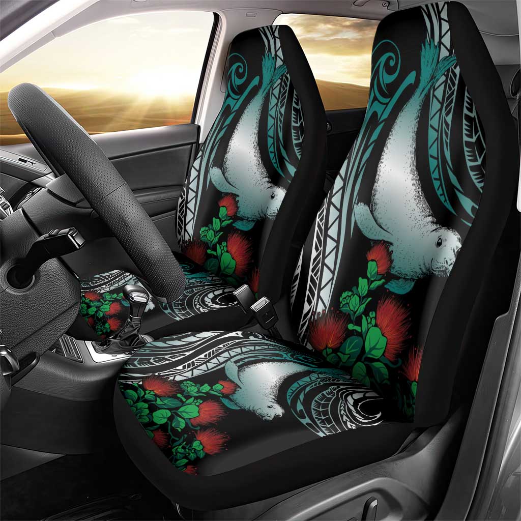 Aloha Hawaii Monk Seal Car Seat Cover Mix Ohia Lehua LT7 - Polynesian Pride