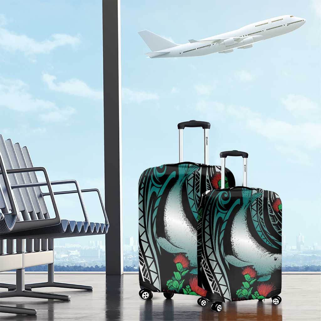 Aloha Hawaii Monk Seal Luggage Cover Mix Ohia Lehua LT7 - Polynesian Pride