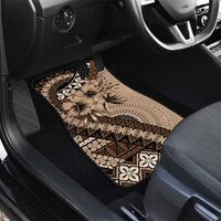 Bula Fiji Car Mats Mocha Brown Kaivity Masi Tapa LT7 - Polynesian Pride