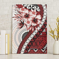 Bula Fiji Canvas Wall Art White Kaivity Masi Tapa LT7 Without Frame White - Polynesian Pride