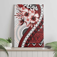 Bula Fiji Canvas Wall Art White Kaivity Masi Tapa LT7 - Polynesian Pride