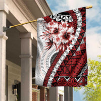 Bula Fiji Garden Flag White Kaivity Masi Tapa LT7 House Flag White - Polynesian Pride