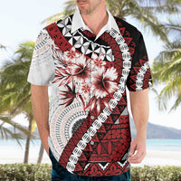 Bula Fiji Hawaiian Shirt White Kaivity Masi Tapa LT7 - Polynesian Pride
