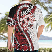 Bula Fiji Hawaiian Shirt White Kaivity Masi Tapa LT7 - Polynesian Pride