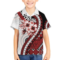 Bula Fiji Hawaiian Shirt White Kaivity Masi Tapa LT7 - Polynesian Pride