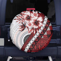 Bula Fiji Spare Tire Cover White Kaivity Masi Tapa LT7 No hole White - Polynesian Pride