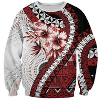 Bula Fiji Sweatshirt White Kaivity Masi Tapa LT7 Unisex White - Polynesian Pride