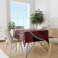 Bula Fiji Tablecloth White Kaivity Masi Tapa LT7 - Polynesian Pride