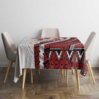Bula Fiji Tablecloth White Kaivity Masi Tapa LT7 - Polynesian Pride