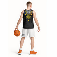Philippines Heritage Baybayin Mix Polynesian Basketball Jersey LT7 - Polynesian Pride