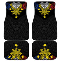 Philippines Heritage Baybayin Mix Polynesian Car Mats LT7 - Polynesian Pride