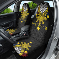 Philippines Heritage Baybayin Mix Polynesian Car Seat Cover LT7 - Polynesian Pride