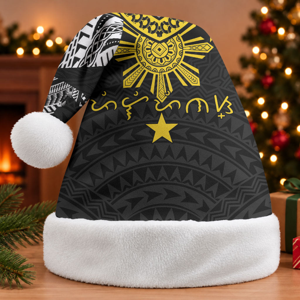 Philippines Heritage Baybayin Mix Polynesian Christmas Santa Hat