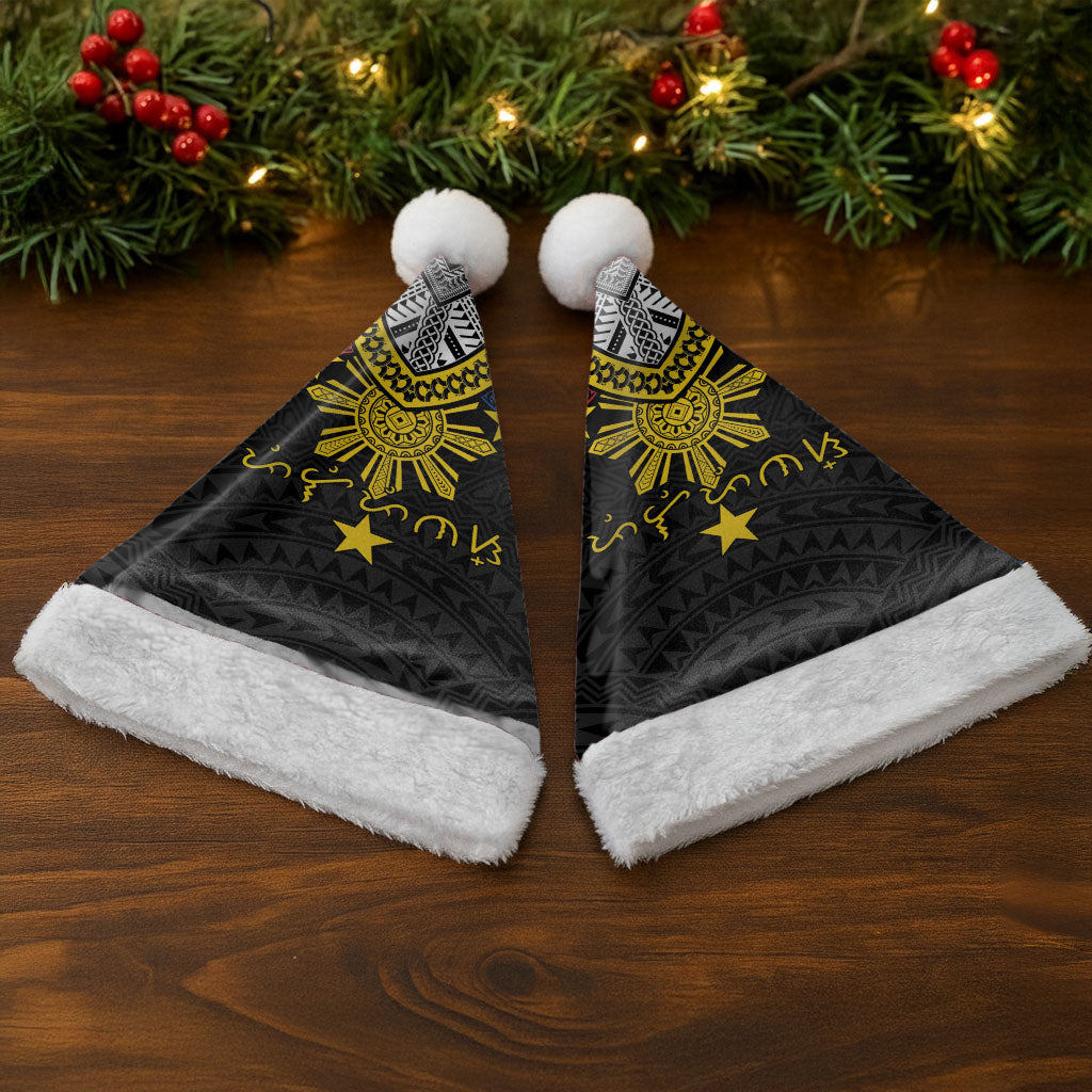Philippines Heritage Baybayin Mix Polynesian Christmas Santa Hat