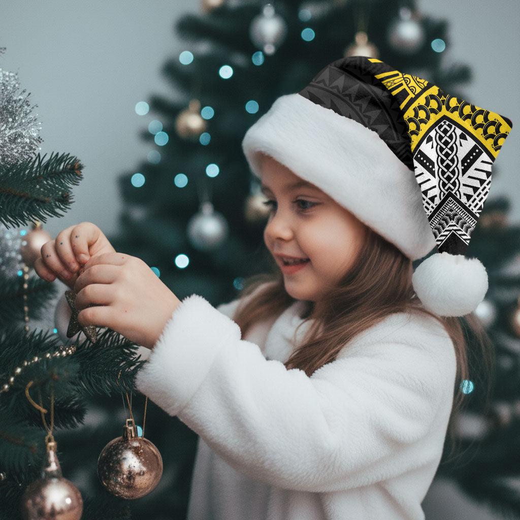 Philippines Heritage Baybayin Mix Polynesian Christmas Santa Hat