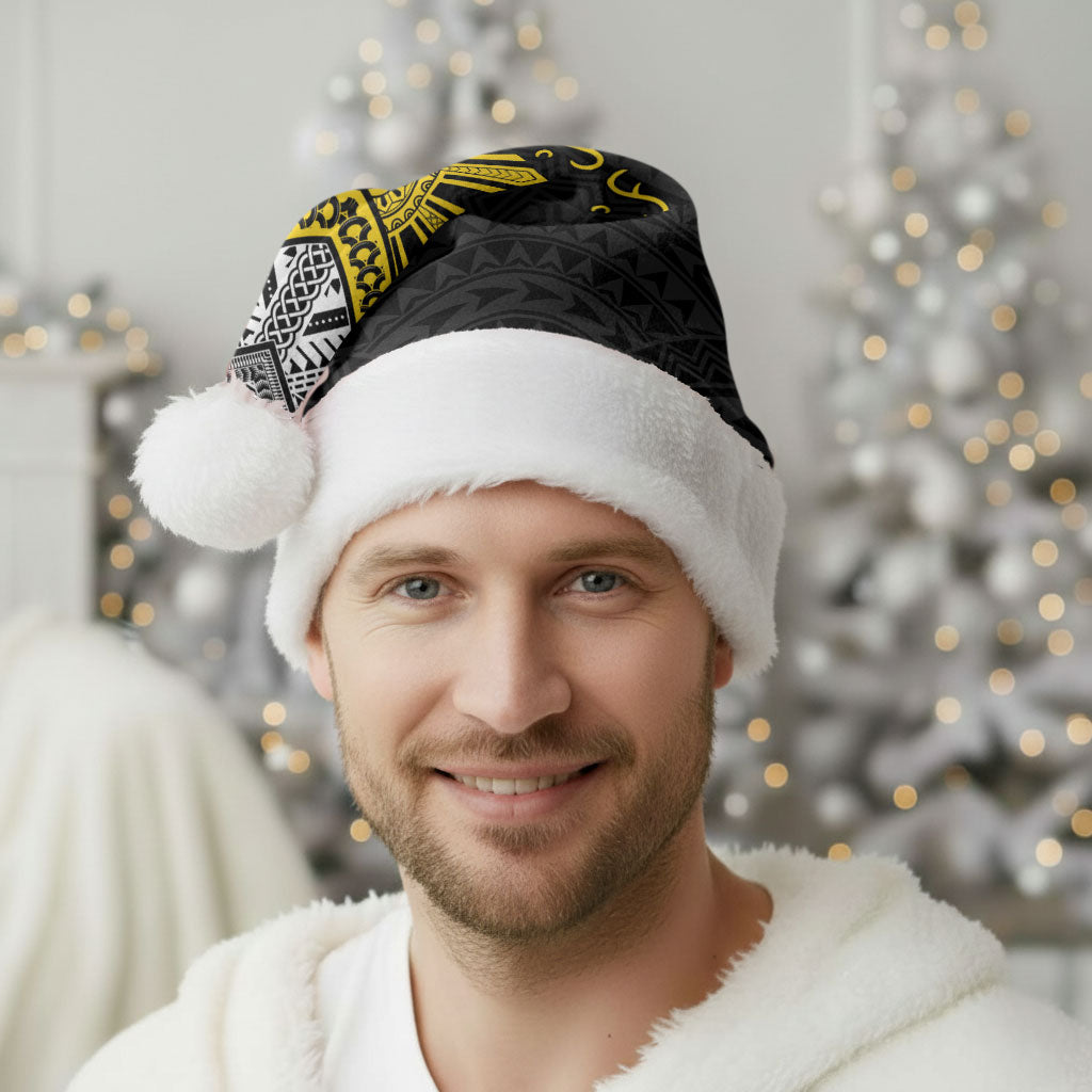 Philippines Heritage Baybayin Mix Polynesian Christmas Santa Hat